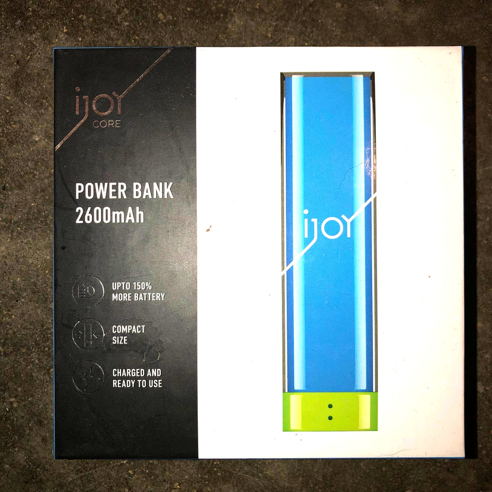 iJoy 2600 mAh Core Power Bank